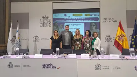 Imagen de la mesa de apertura de la VIII Conferencia Sectorial del 30 de mayo