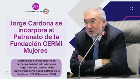 Infografía de Jorge Cardona, nuevo miembro del patronato de fundación CERMI Mujeres