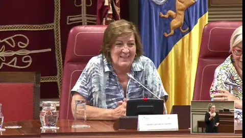 Imagen de Carmen Laucirica en su intervención