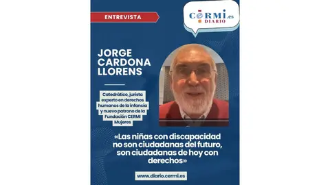 Infografía de Jorge Cardona, nuevo miembro del Patronato de Fundación CERMI Mujeres
