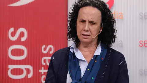 Imagen de Ana Peláez en la reunión del Consejo Nacional de Discapacidad