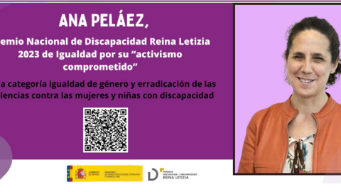 Infografía de Ana Peláez. Entrega de premio Reina Letizia en Salamanca. Aparece el código QR.