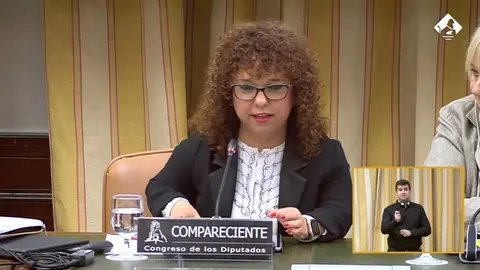Imagen de Marta Castillo en el Congreso