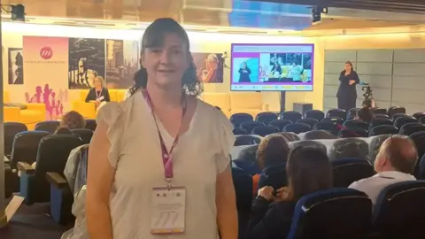 Imagen de Mari Carmen La Osa en la IX Conferencia Sectorial del pasado 29 de mayo