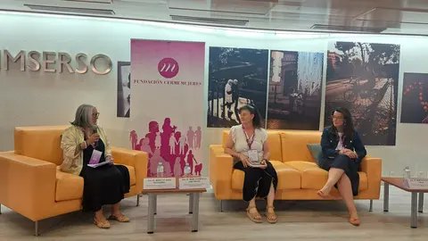 Imagen del PANEL 3. Aparece Mari Luz Sanz, Maricarmen La Osa, Marta Iglesias
