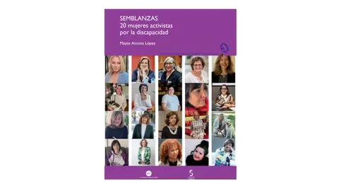 Infograf&iacute;a de la portada de la publicaci&oacute;n n&uacute;mero 32 de la colecci&oacute;n Generosidad. Aparece las fotograf&iacute;as de las 20 mujeres activistas. Aparece el c&oacute;digo QR. Logotipo de FCM 20 a&ntilde;os CRPD