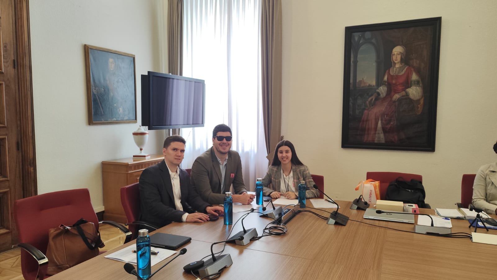 Imagen de Adonay Viera, Belén Borroy y Daniel Álvarez Barros