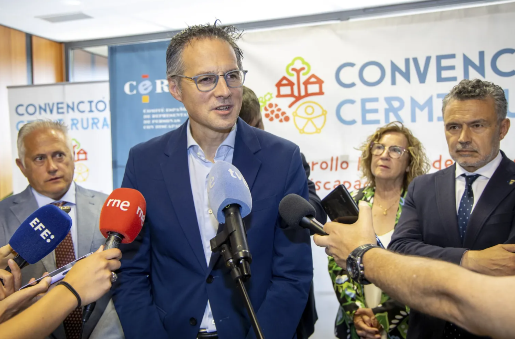 Imagen del presidente de la Comisión de Sostenibilidad y Transición Justa del CERMI, Fernando Riaño