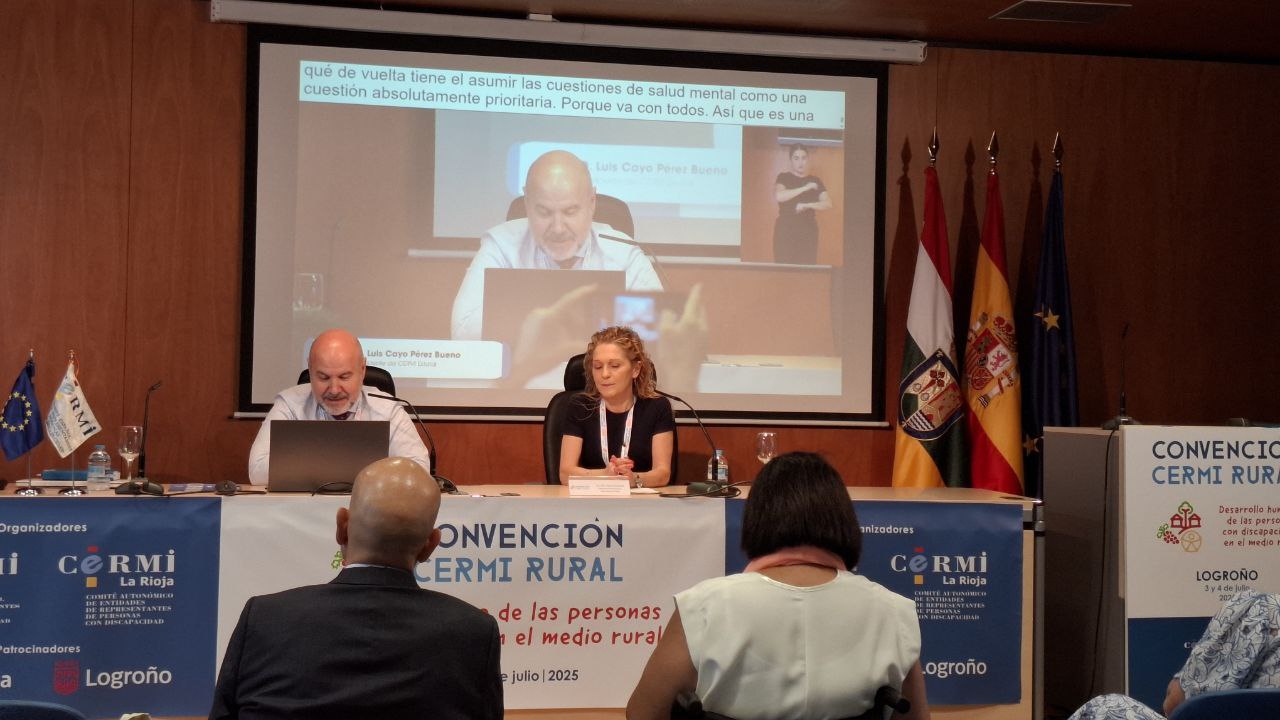 Imagen de la ponencia de Luis Cayo