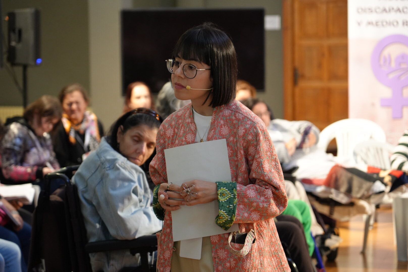 Imagen de Sara De Torres durante su ponencia