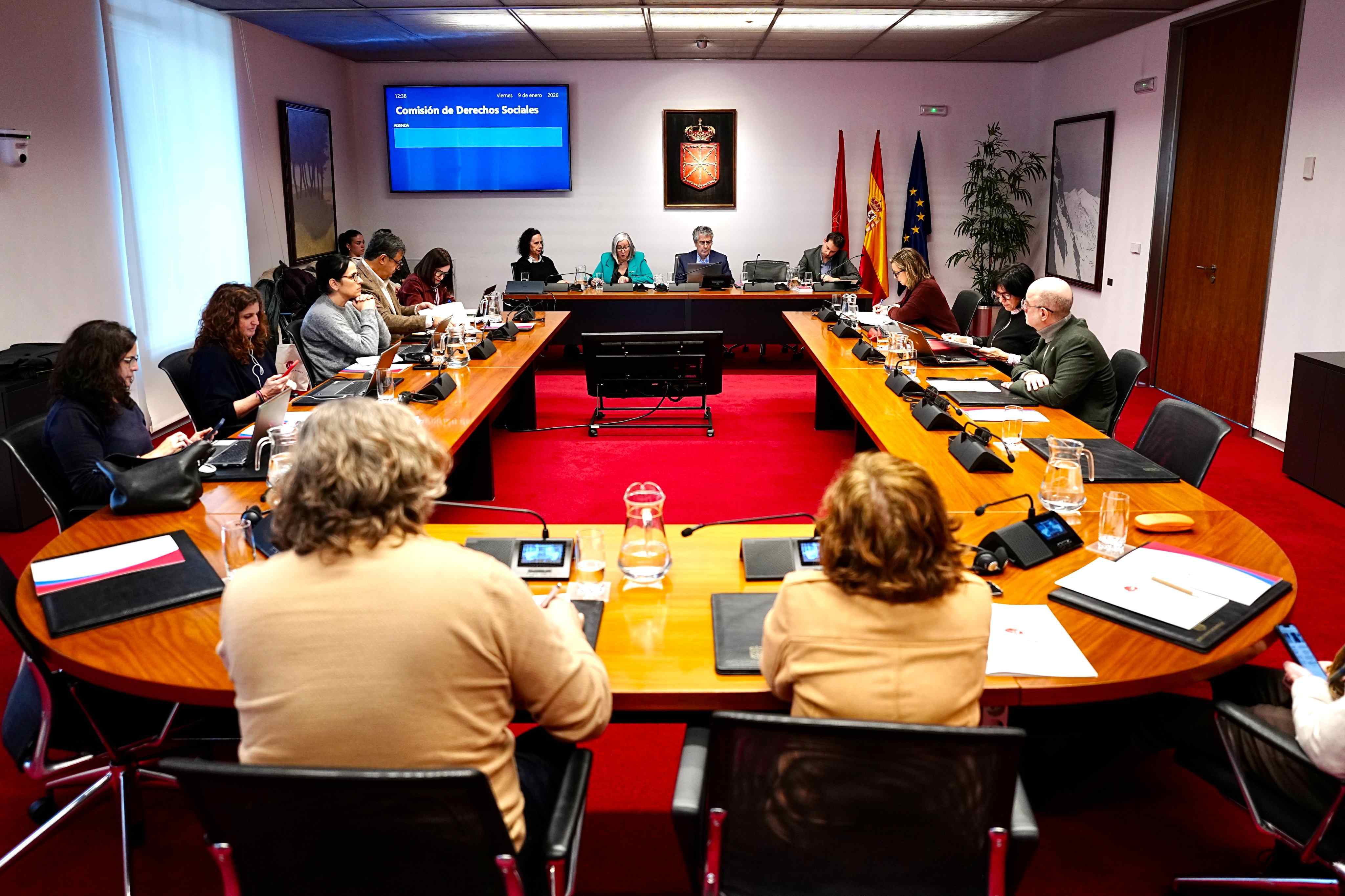 Imagen en el Parlamento de Navarra